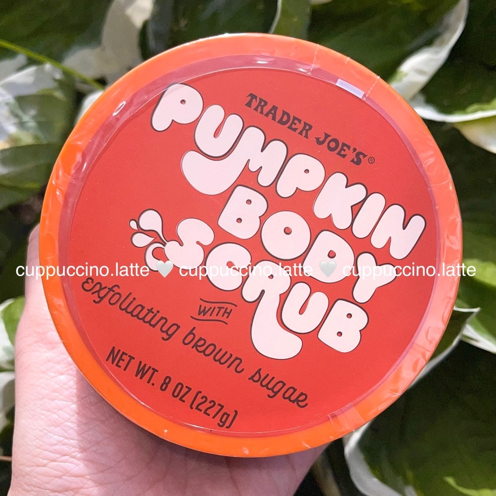 🎃NEW🖤Trader Joe’s Pumpkin Body Scrub made with exfoliating Brown Sugar